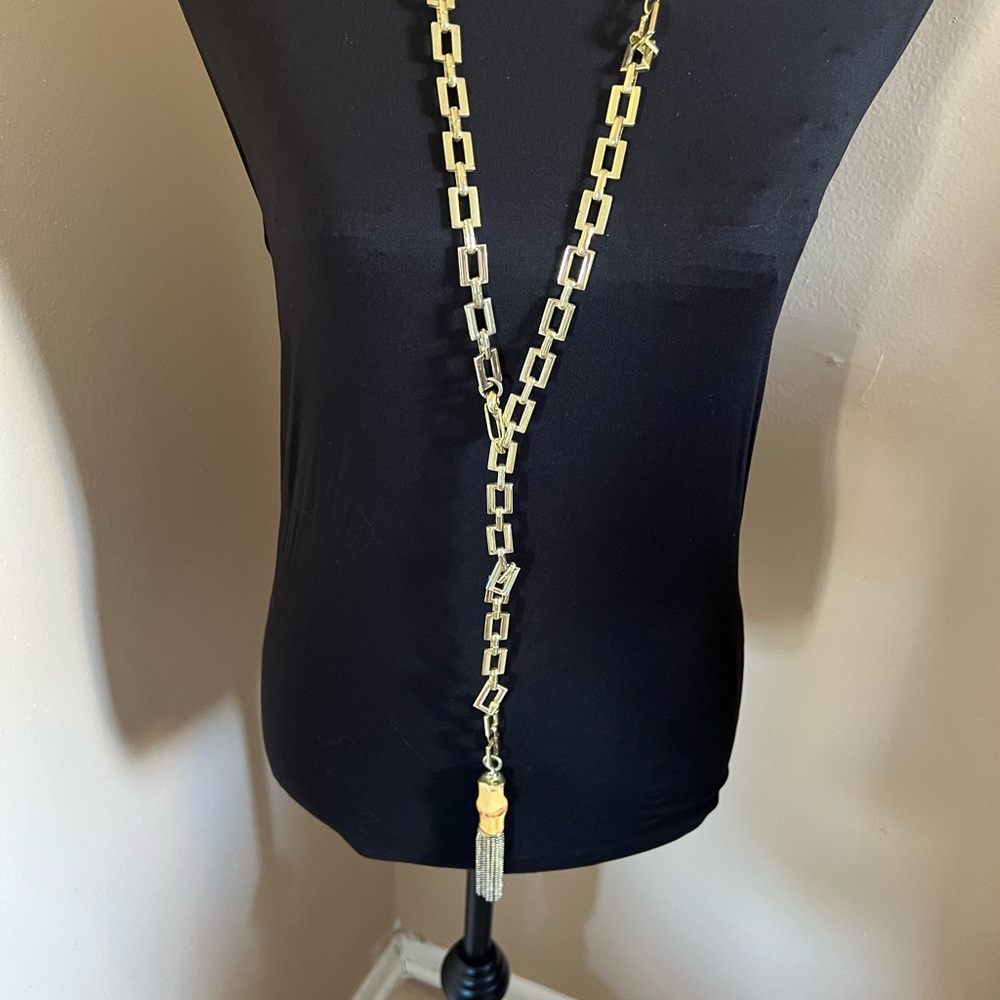 ✨ 48” Gold-Tone Chain – Belt or Necklace Versatility